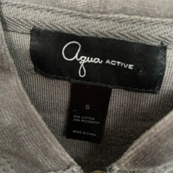 AQUA Velour Zip Hoodie - Picture 3 of 3